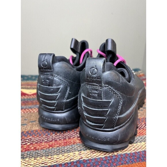 Cole Haan GrandExplore W10845 Black Women's Oxford Boot Leather Lace Up Size 9B - Picture 7 of 11